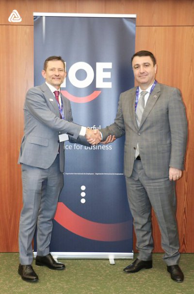 Պաշտոնապես մեկնարկեց Միության անդամակցումը Գործատուների միջազգային կազմակերպությանը (IOE)