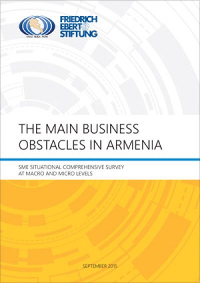 The main business obstacles in Armenia. SME situational comprehensive survey at macro and micro levels