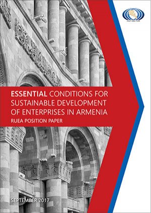 RUEA Position Paper on Sustainable Development of Enterprises in Armenia