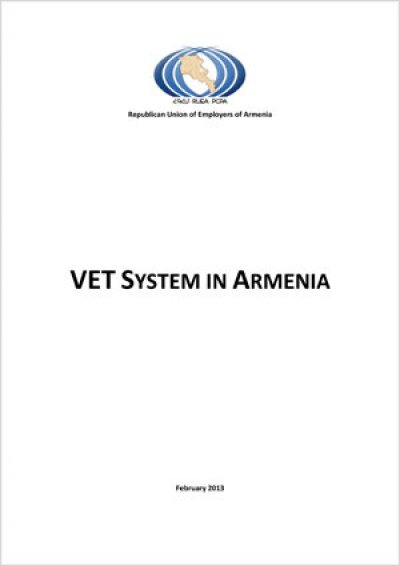 VET System in Armenia. RUEA report